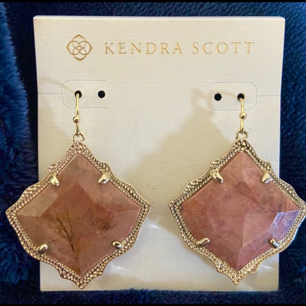 Kendra Scott Kirsten Rhodonite Earrings - Picture 2 of 2
